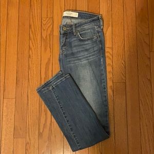 Abercrombie medium wash skinny jeans